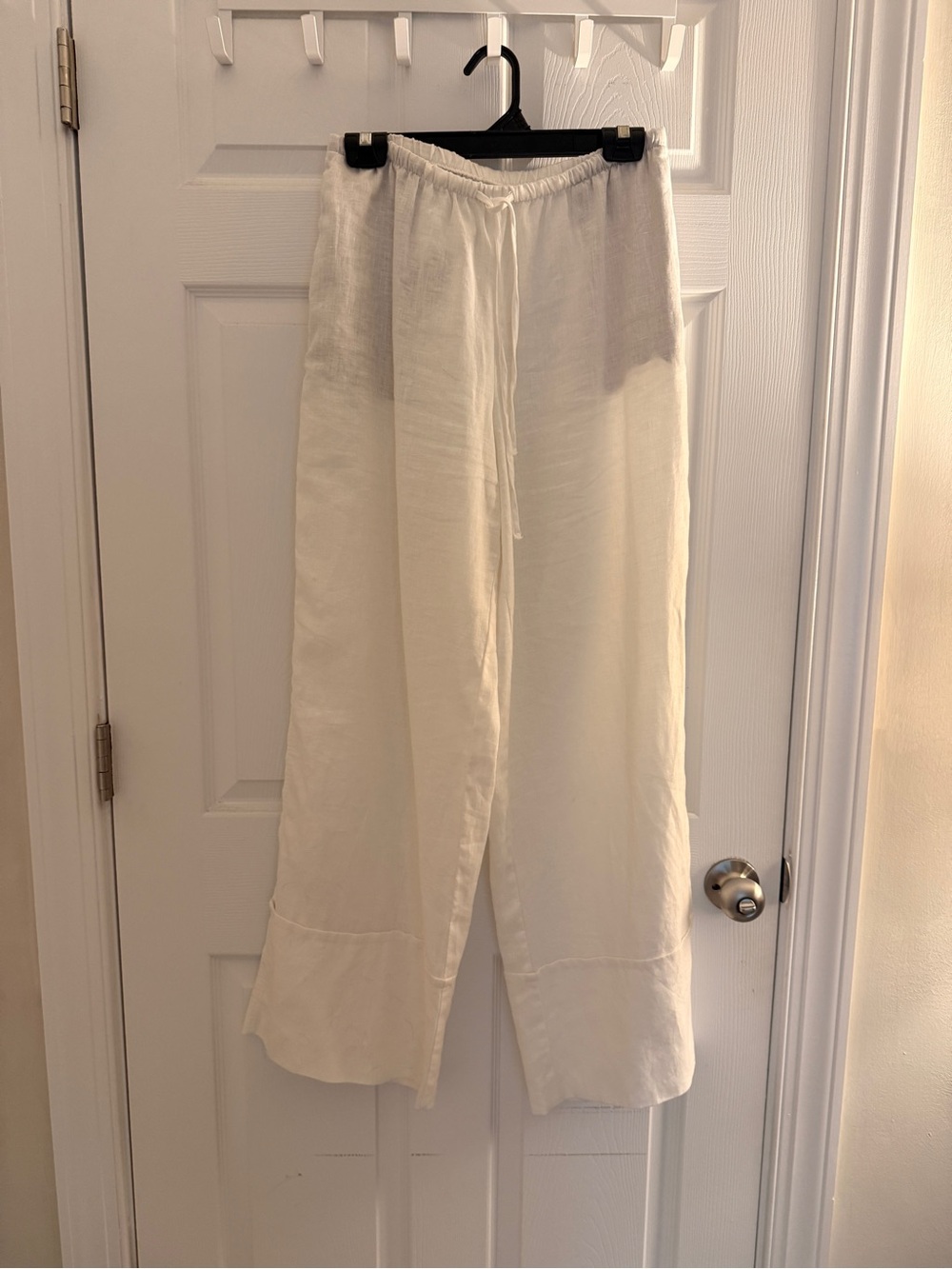 Zara Wide-Leg Linen Pants - size M